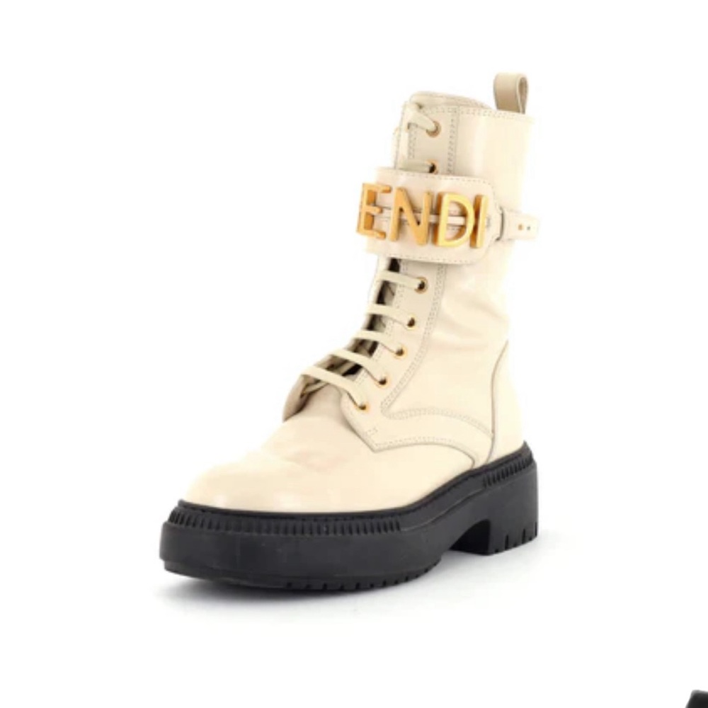 Off white fendi biker boots